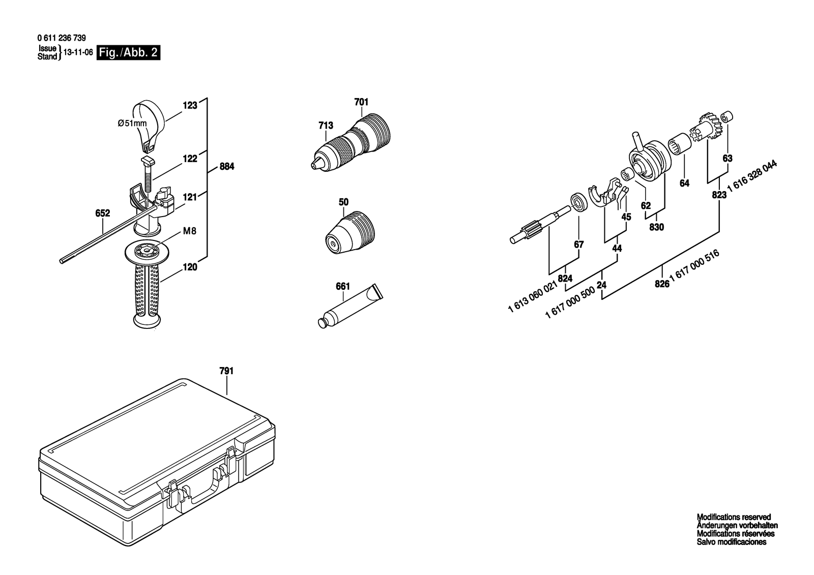 Bosch 11236 VS parts diagram, sheet 2