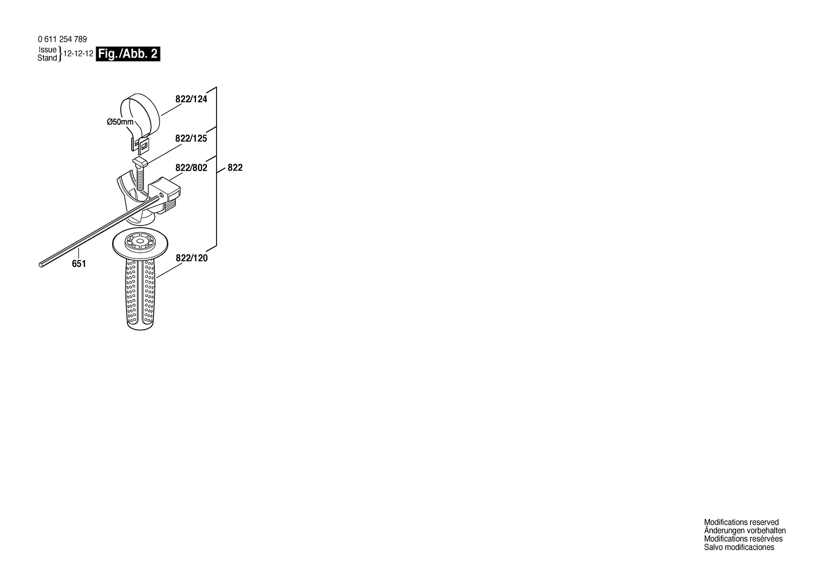 Bosch H 26-MLS parts diagram, sheet 2