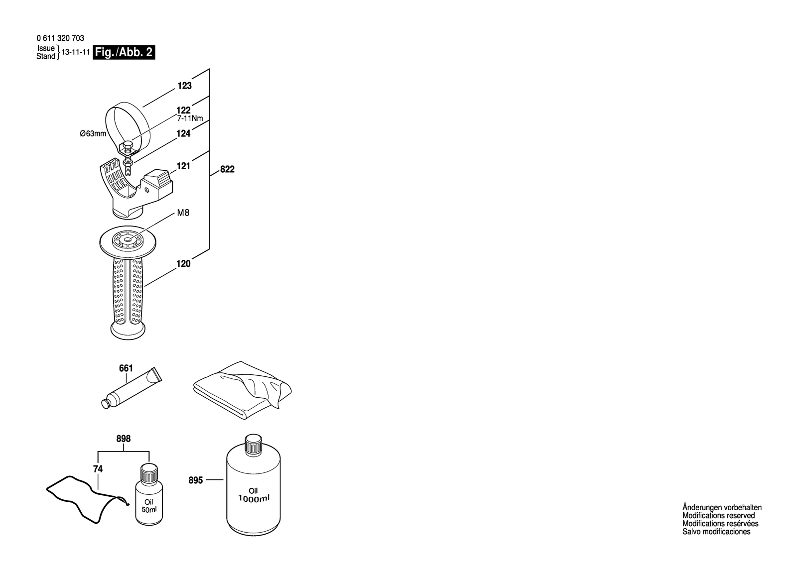Bosch MH 3-XE parts diagram, sheet 2