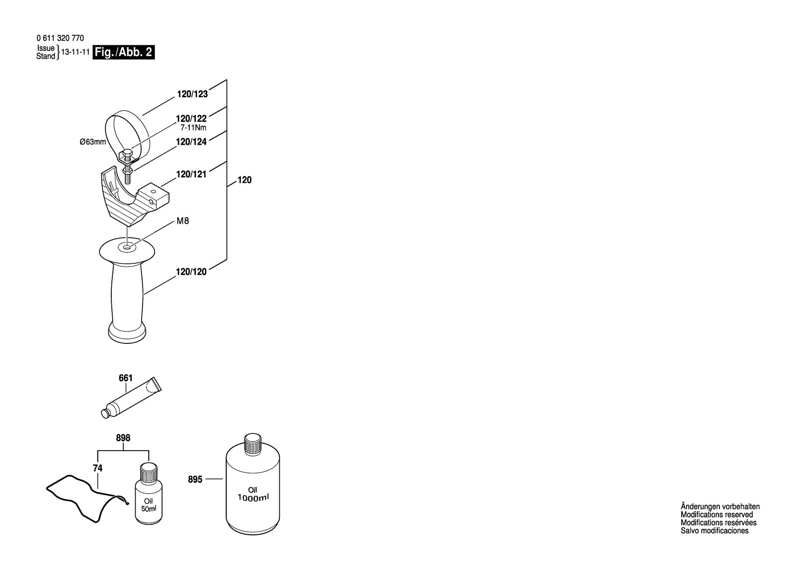 Bosch 431 parts diagram, sheet 2