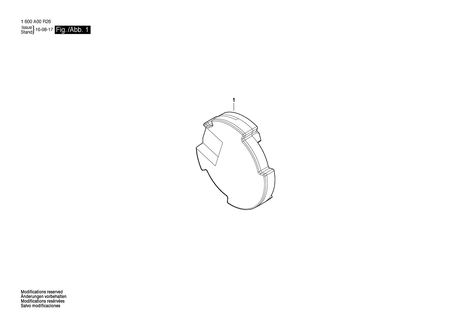 Bosch GCY 42 parts diagram, sheet 1