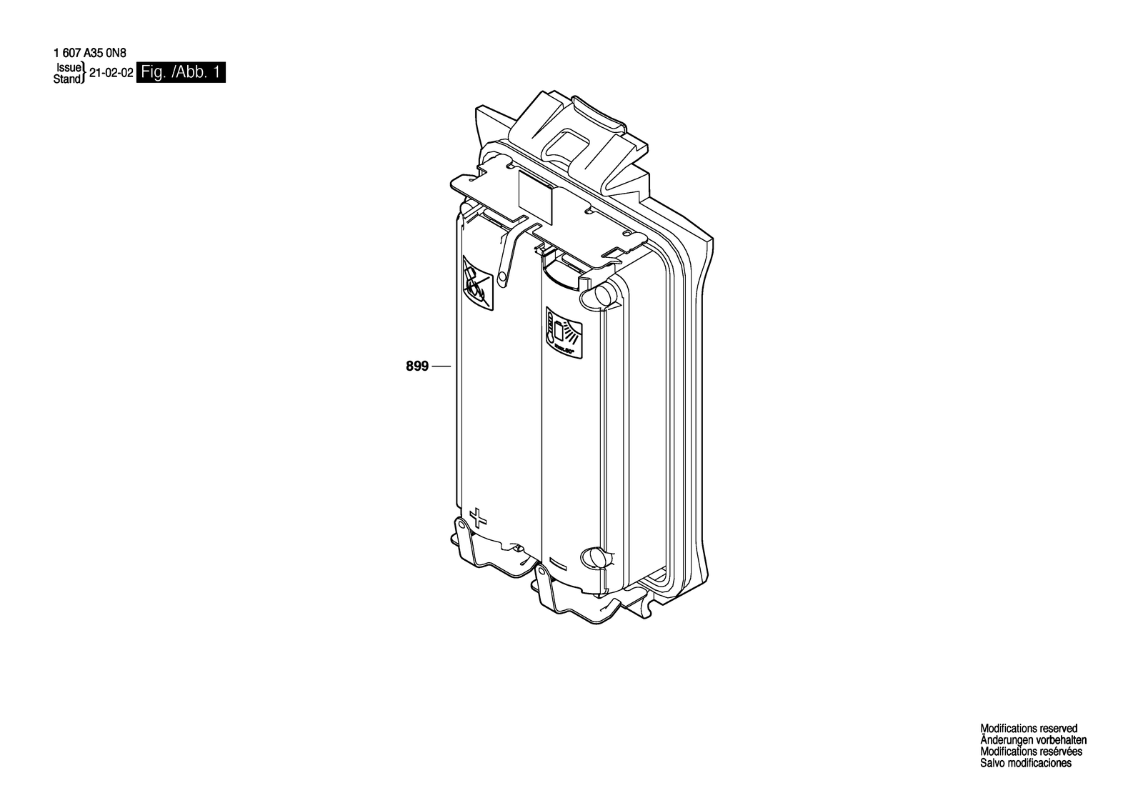 Bosch BA 3.7V parts diagram, sheet 1