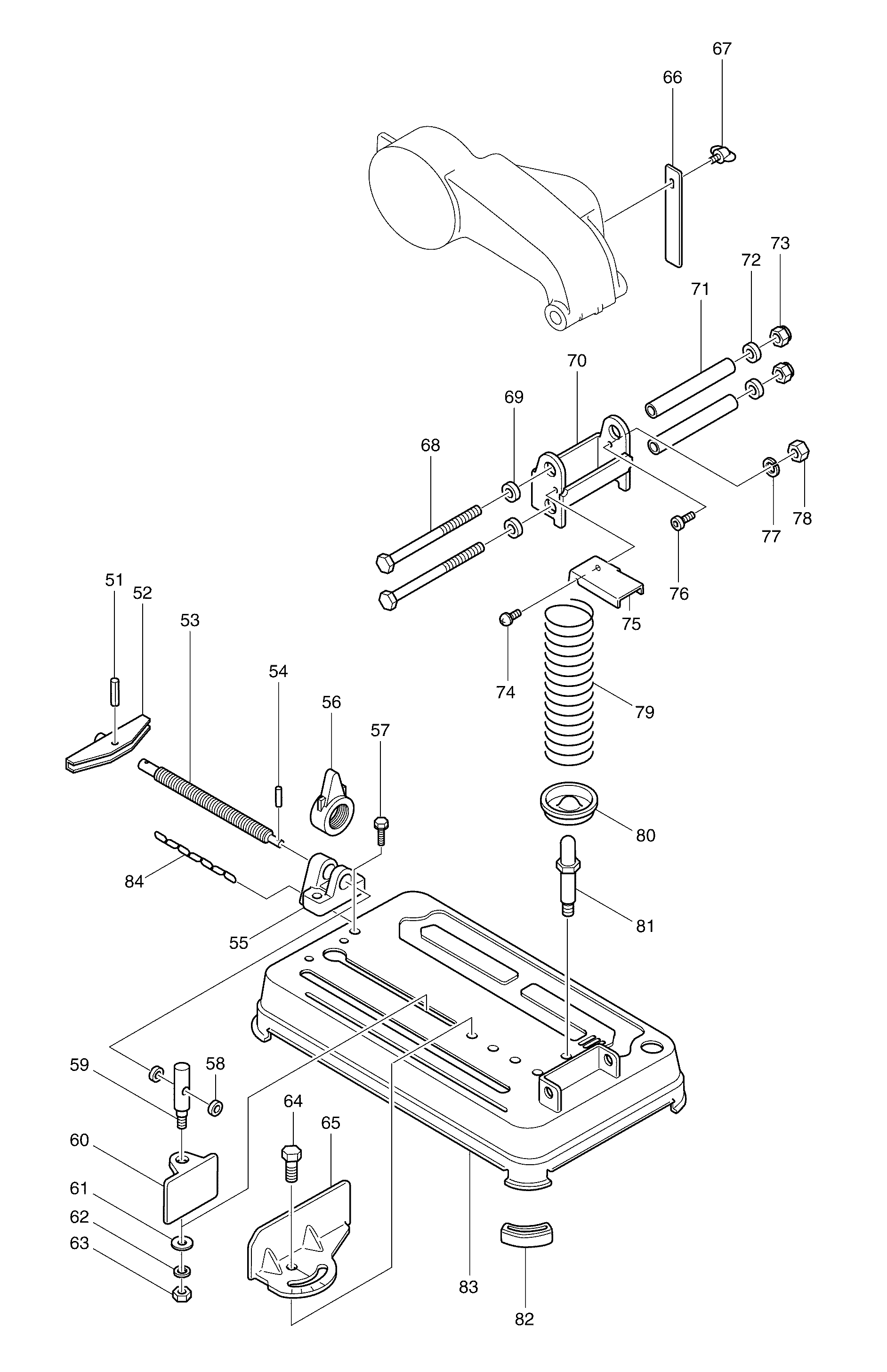 Makita 2414B parts diagram, sheet 2