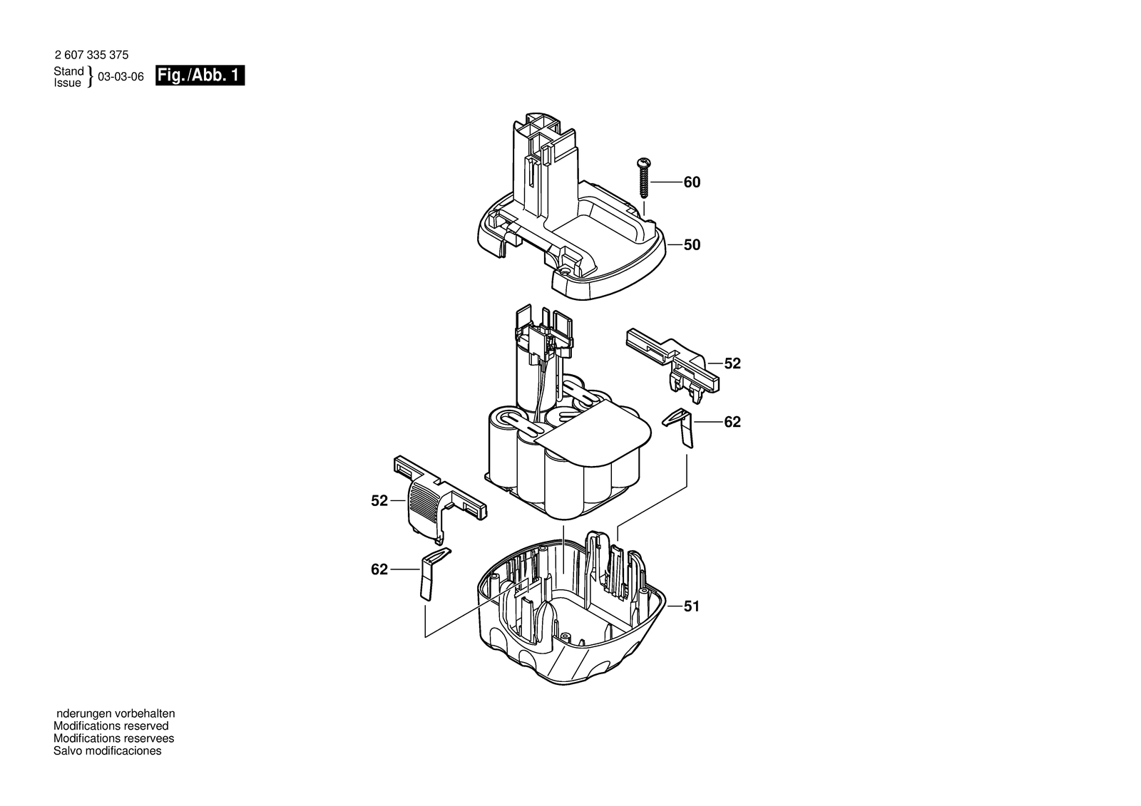 Bosch 2607335375 parts diagram, sheet 1