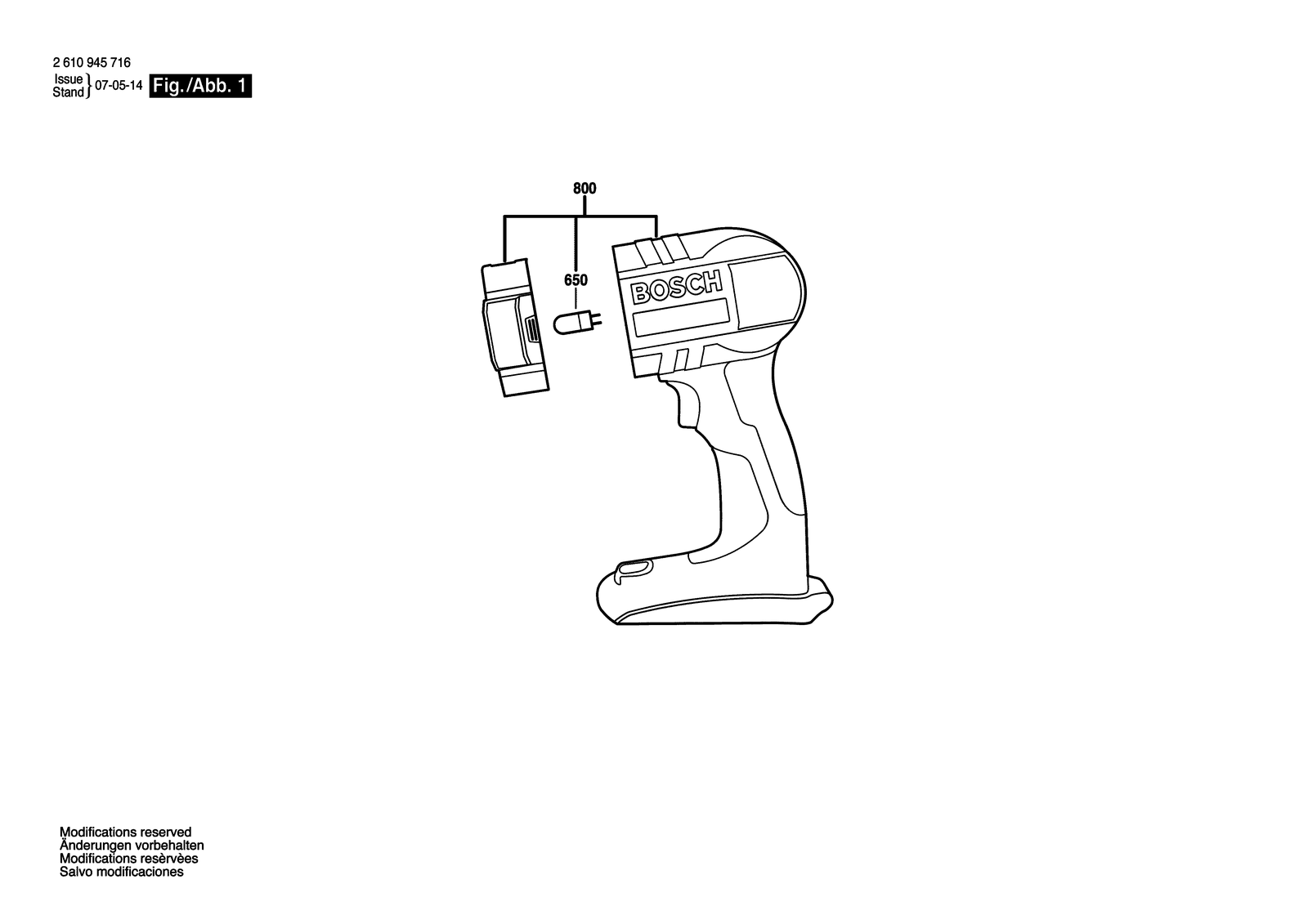Bosch FL36 parts diagram, sheet 1