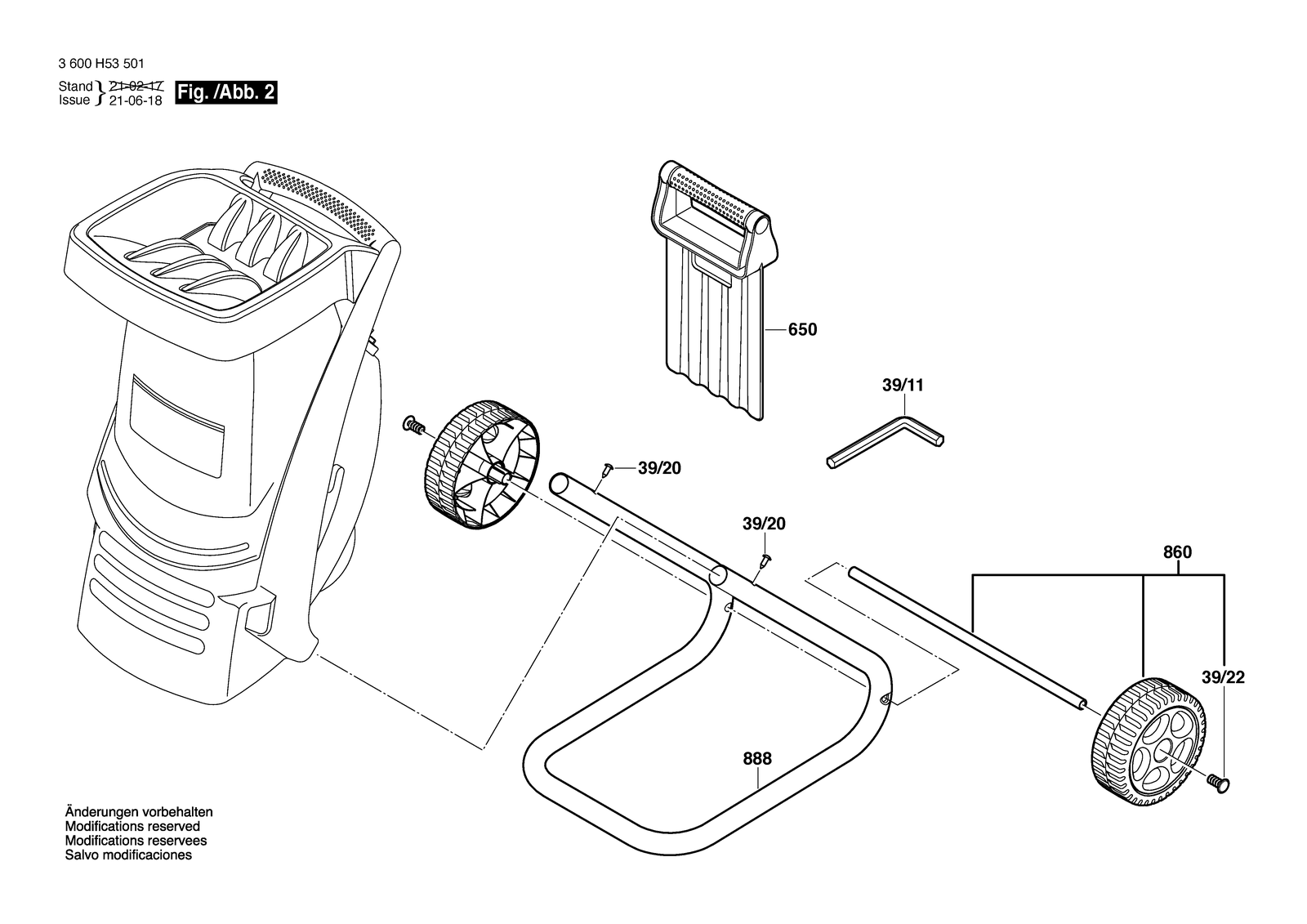 Bosch AXT RAPID 2000 parts diagram, sheet 2