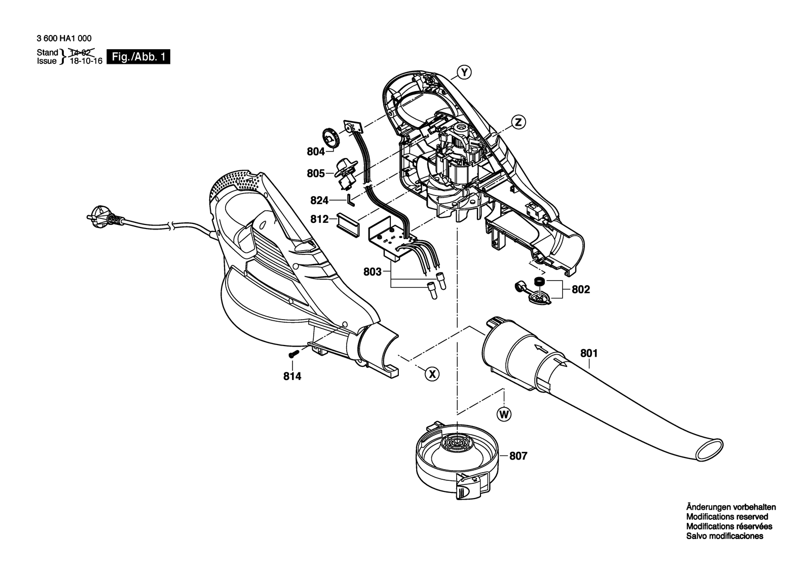 Bosch ALS 30 parts diagram, sheet 1