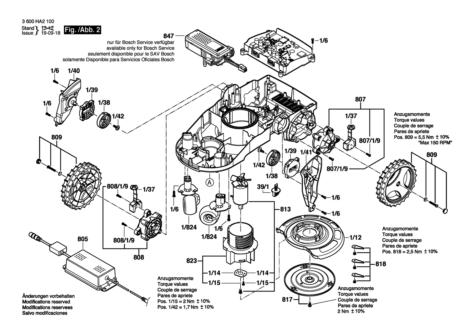 Bosch INDEGO parts diagram, sheet 2