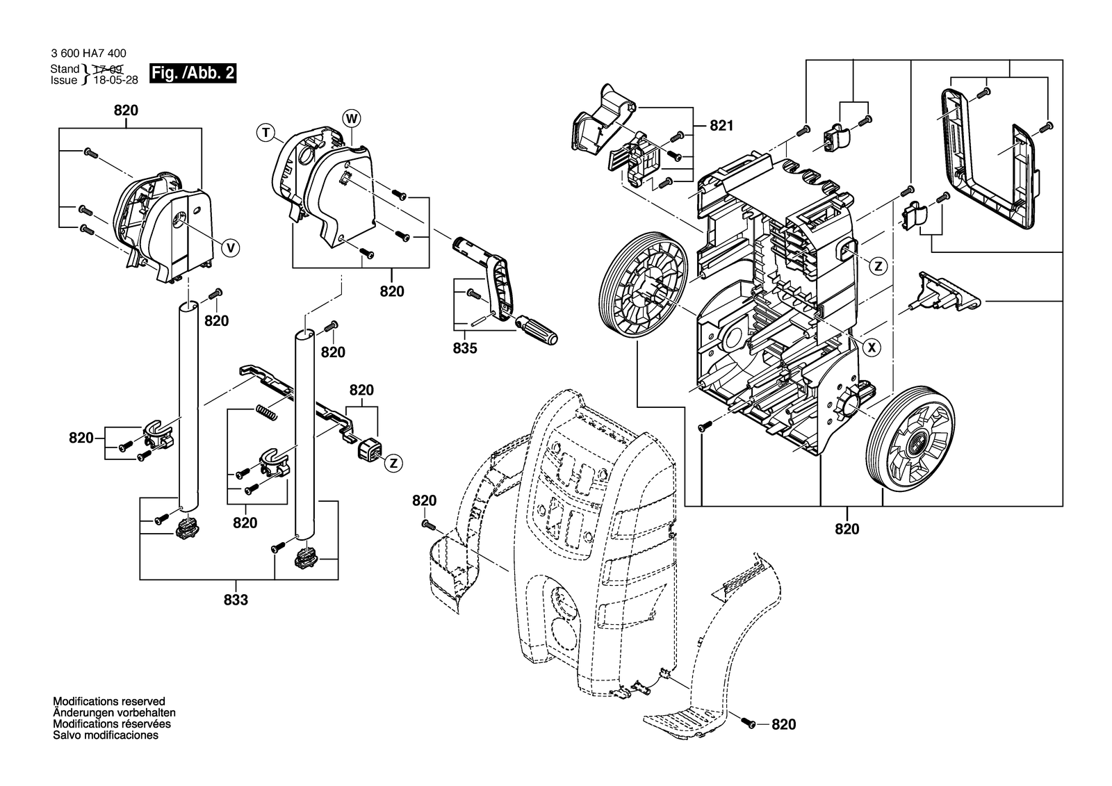 Bosch AQT 45-14 X parts diagram, sheet 2