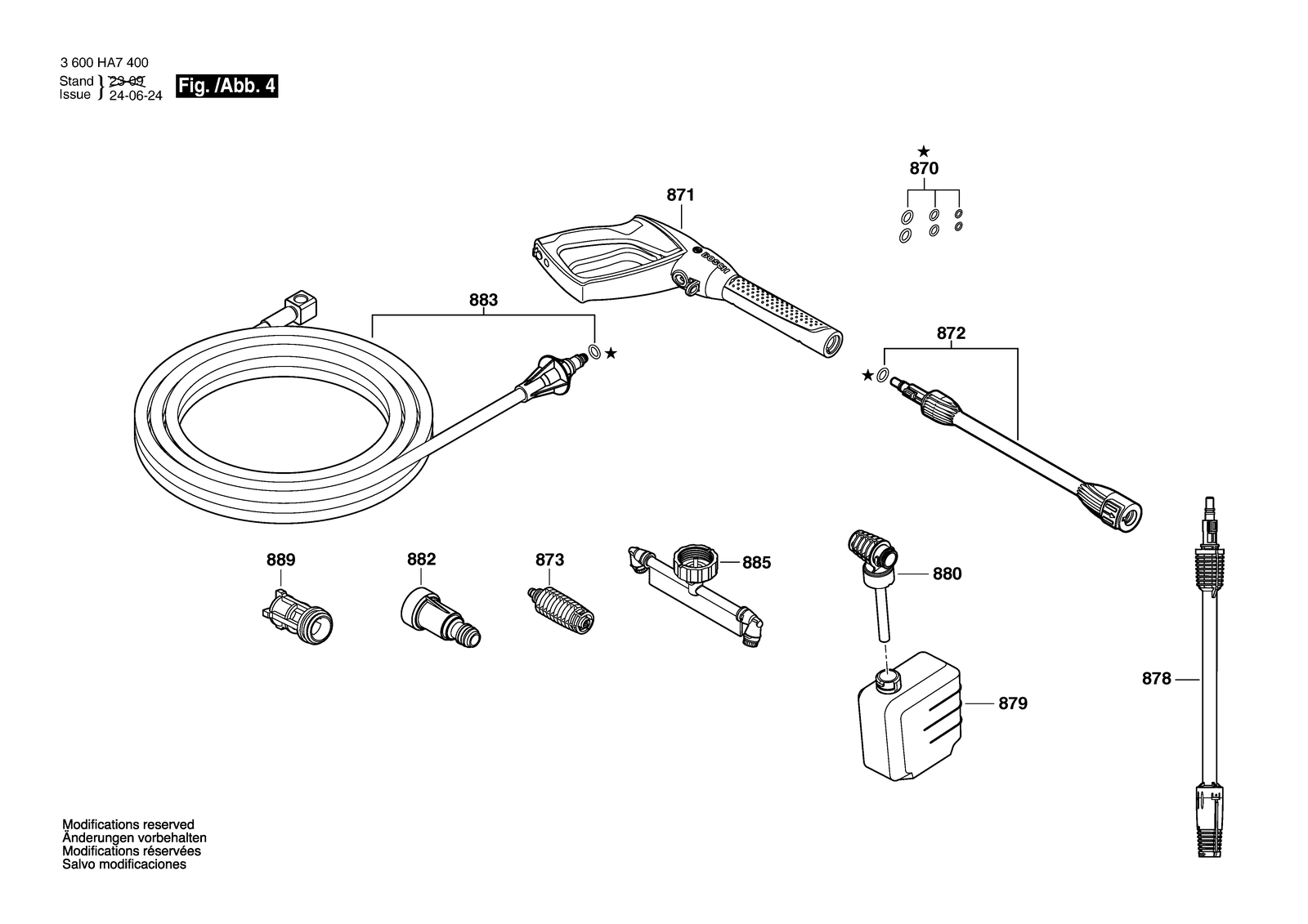 Bosch AQT 45-14 X parts diagram, sheet 4