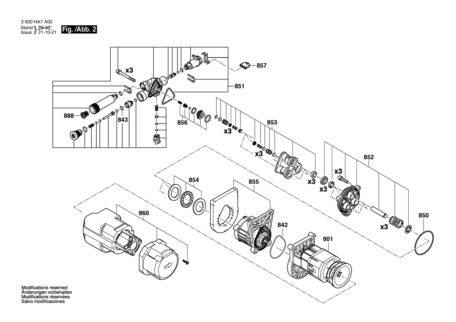 Bosch GHP 180 parts diagram, sheet 2
