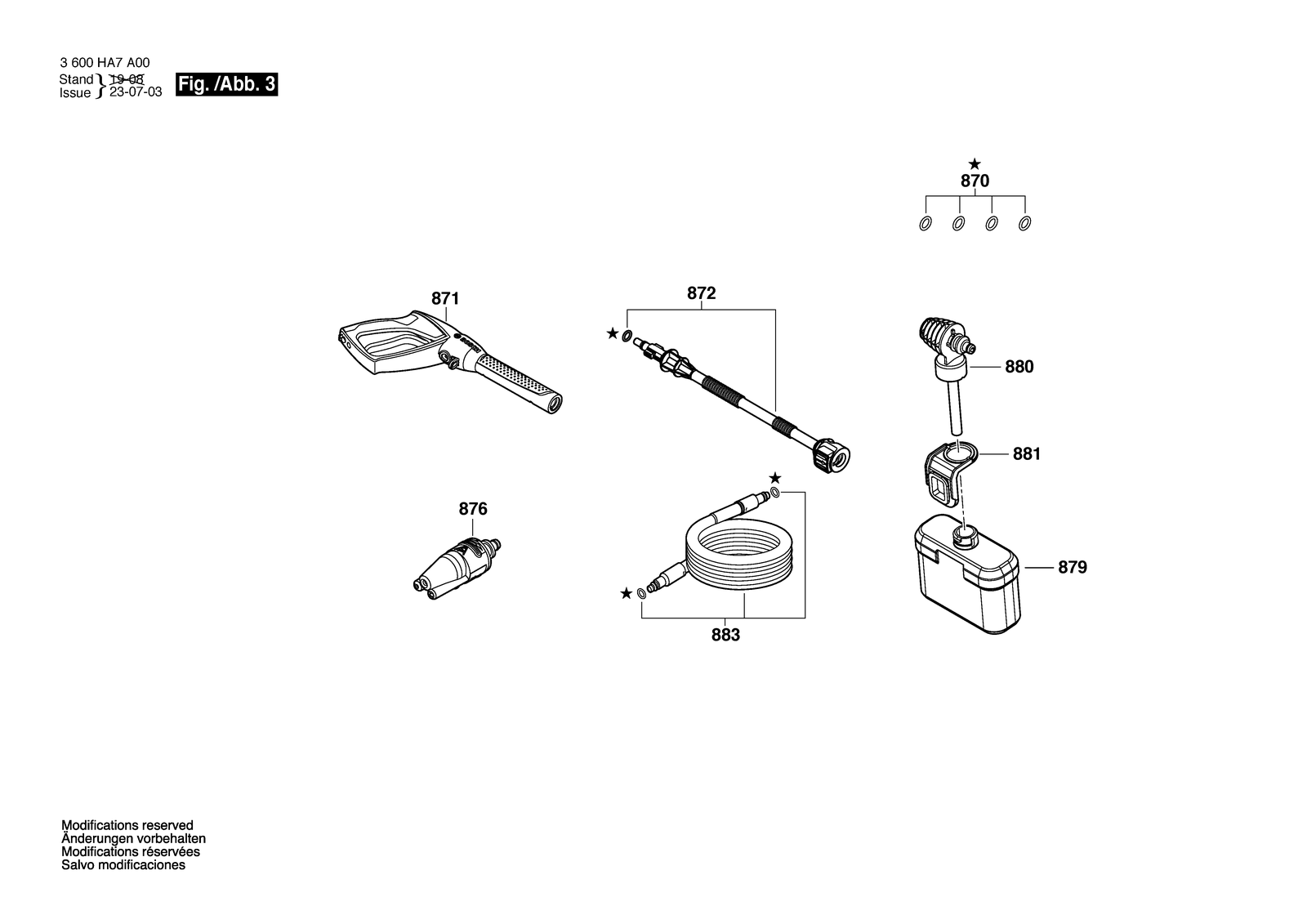 Bosch GHP 180 parts diagram, sheet 3