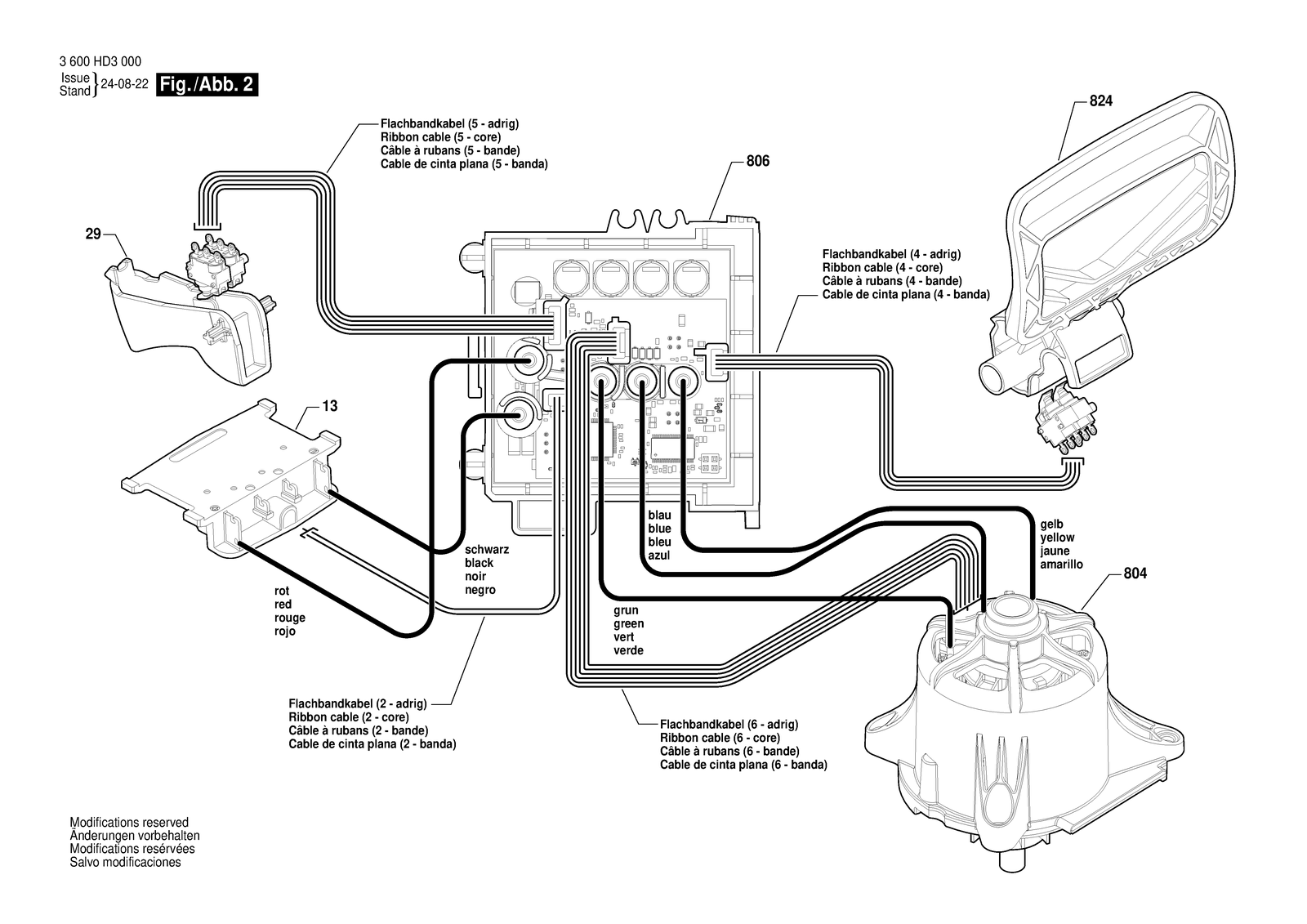 Bosch GKE 18V-40 parts diagram, sheet 2