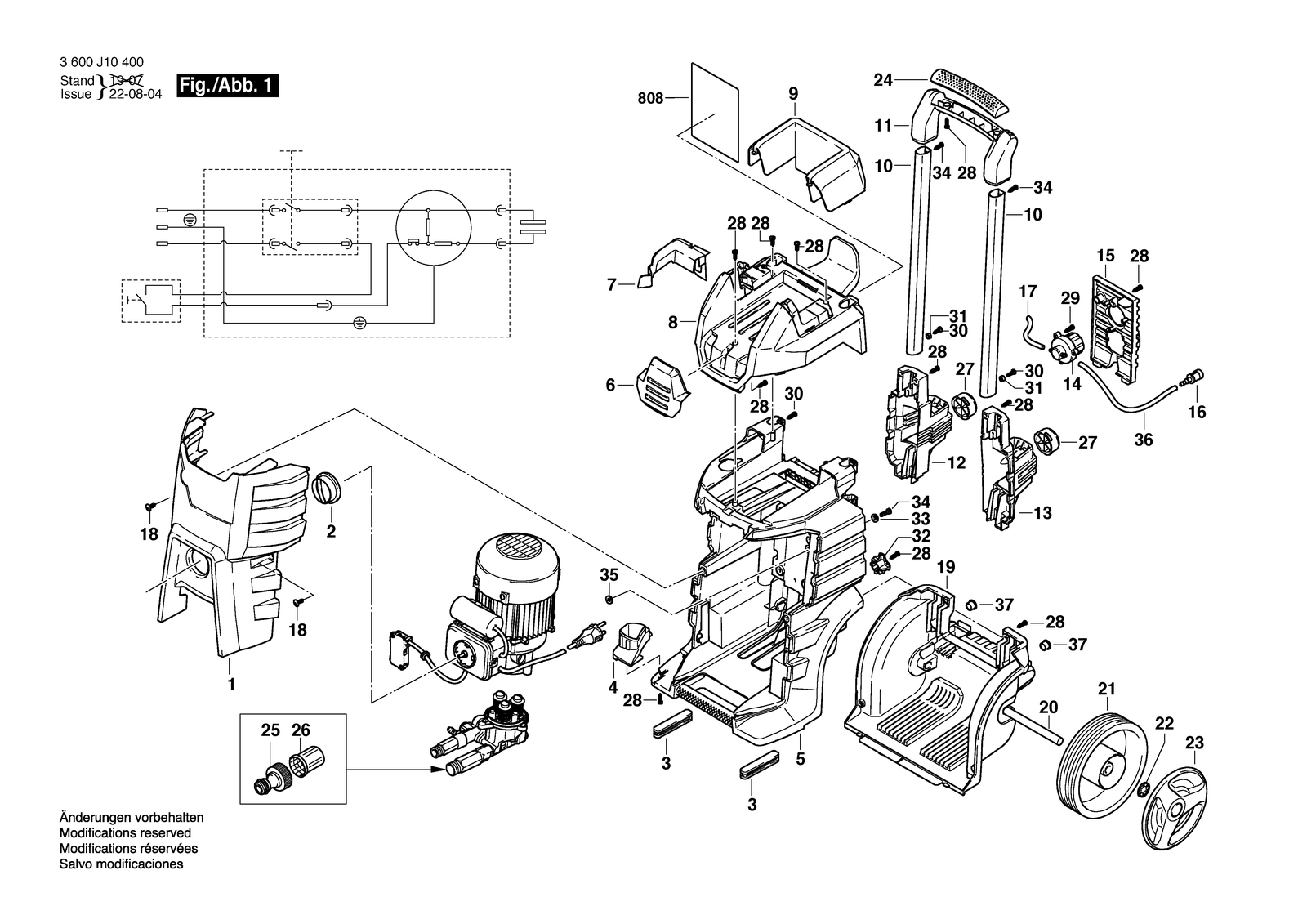 Bosch GHP 5-55 parts diagram, sheet 1