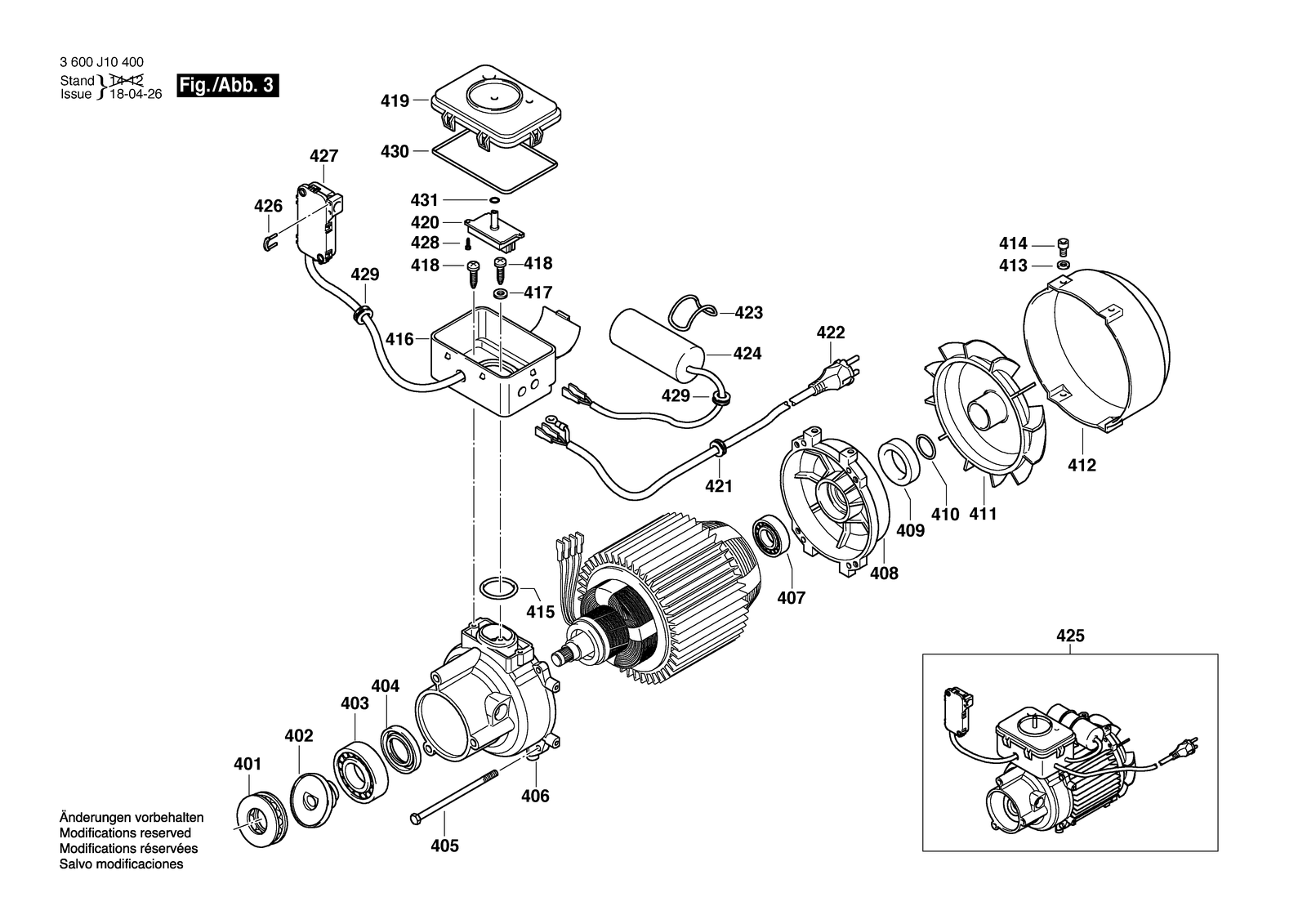 Bosch GHP 5-55 parts diagram, sheet 3