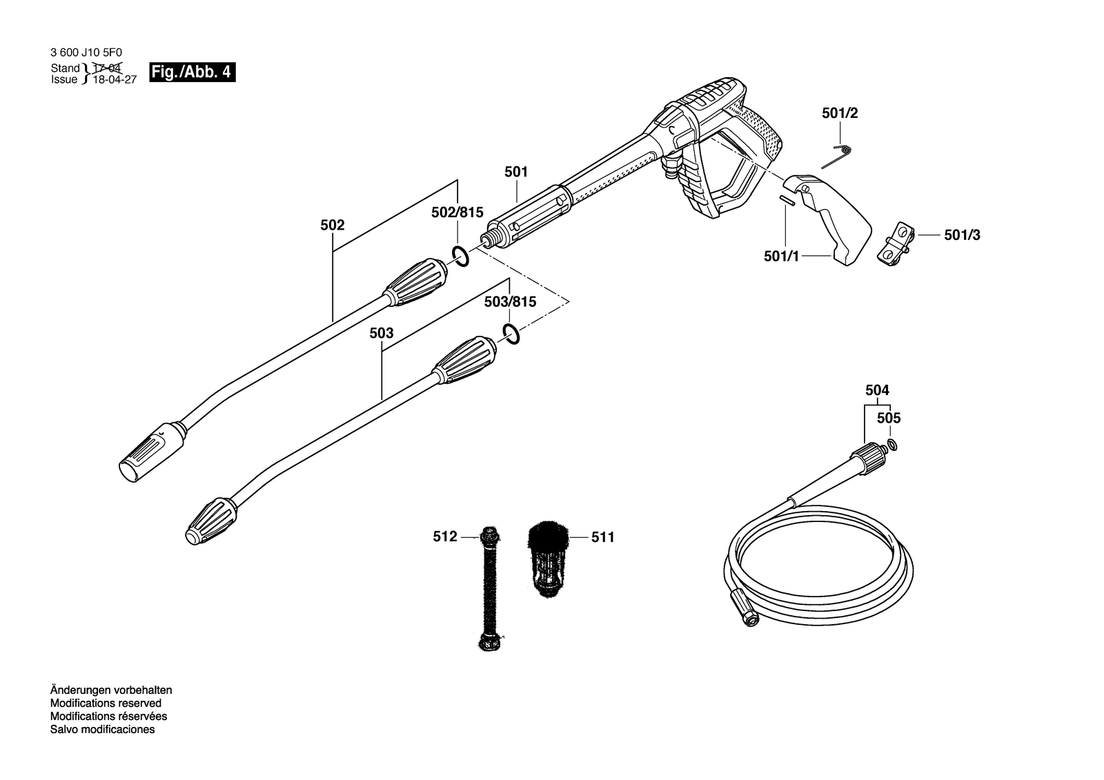 Bosch GHP 5-65 parts diagram, sheet 4