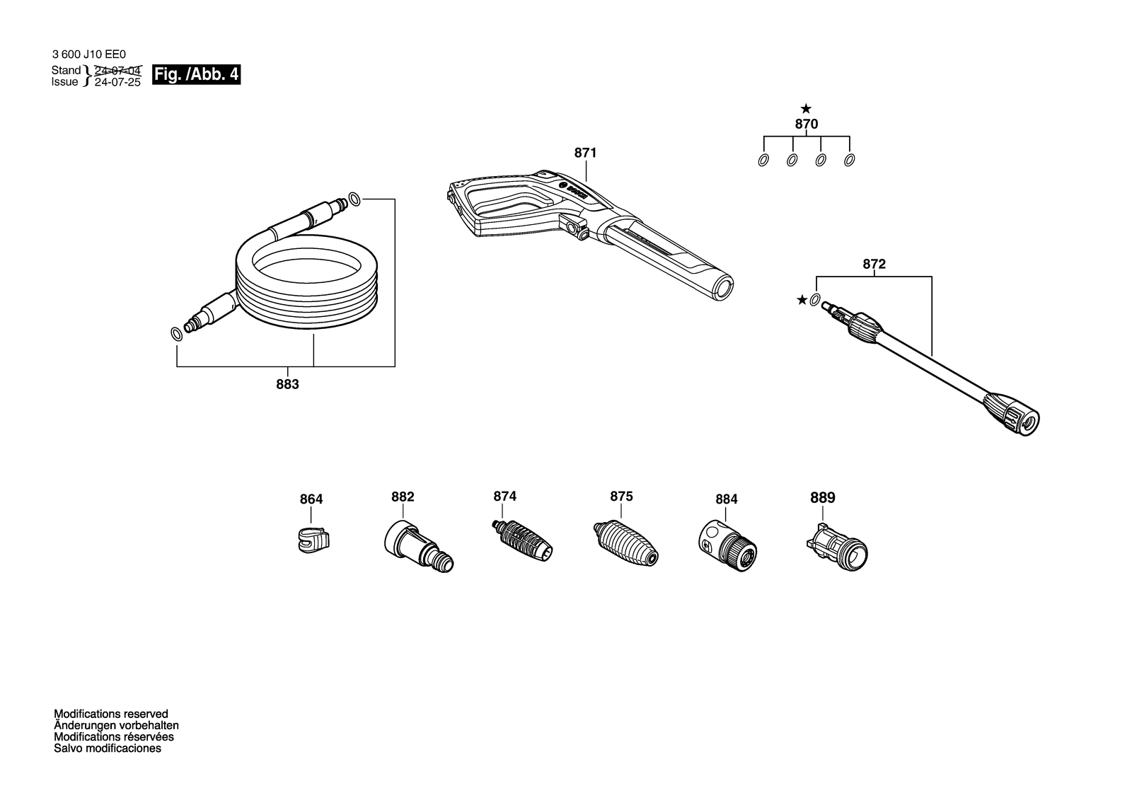 Bosch GHP 220 parts diagram, sheet 4