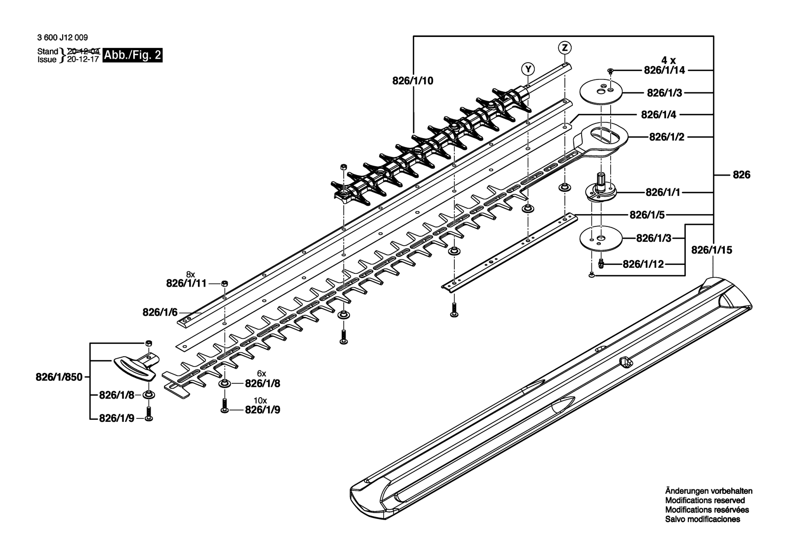 Bosch HHH 36AXB E60R parts diagram, sheet 2