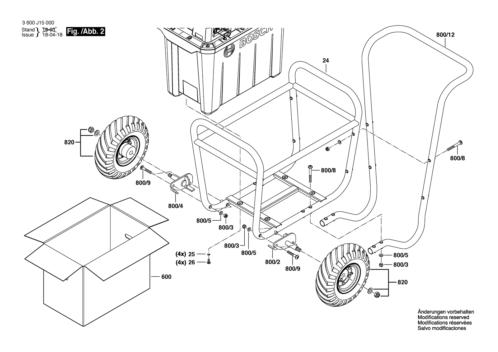 Bosch GEN 230V parts diagram, sheet 2