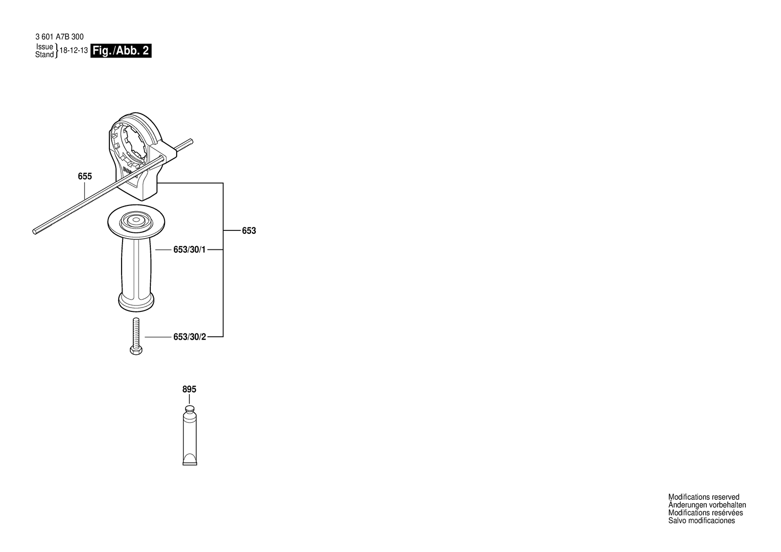 Bosch GSB 20-2 parts diagram, sheet 2