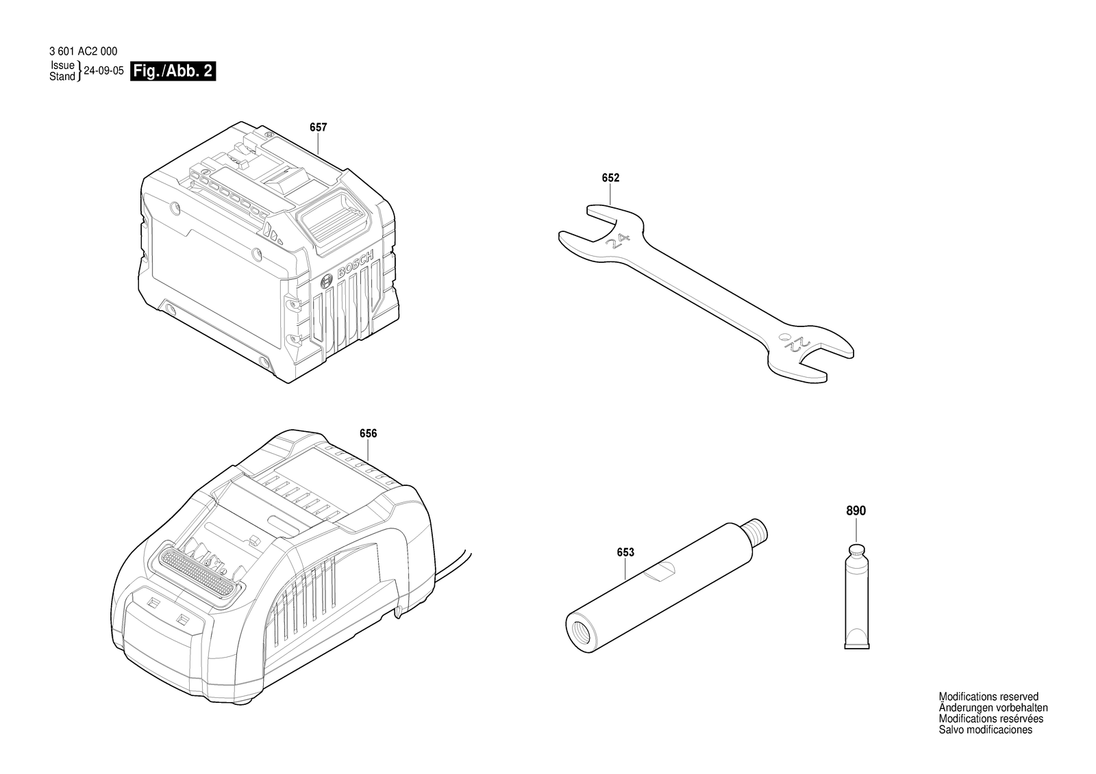 Bosch GRW 18V-120 parts diagram, sheet 2