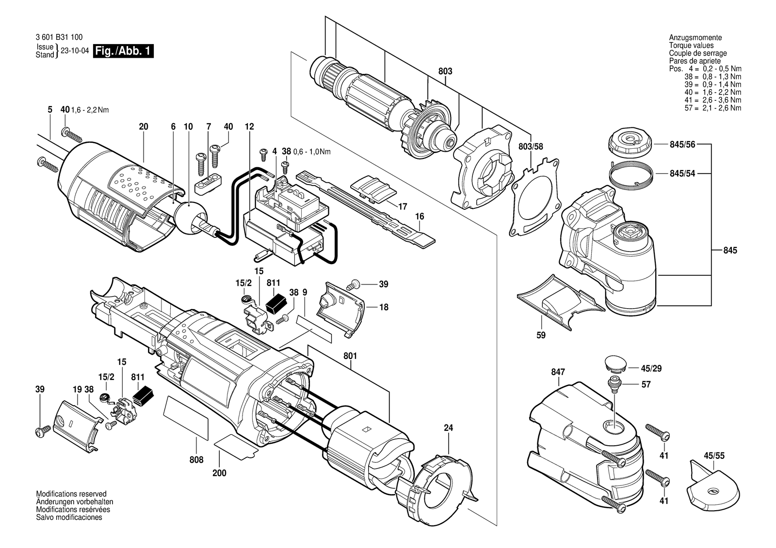 Bosch GOP 55-36 parts diagram, sheet 1