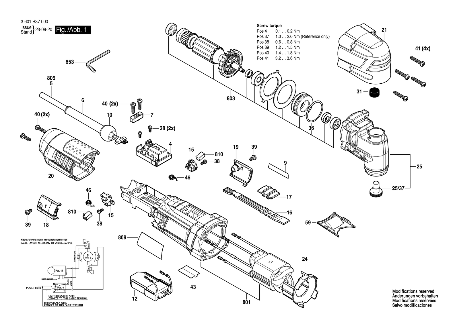Bosch GOP 30-28 parts diagram, sheet 1