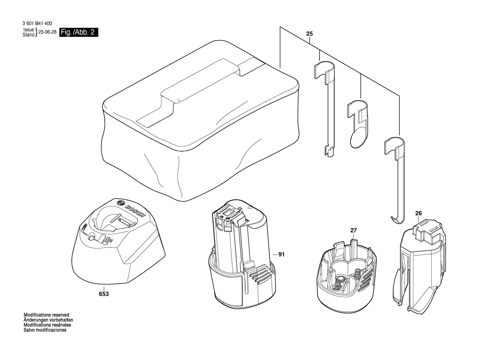 Bosch GIC 12V-5-27 C parts diagram, sheet 2