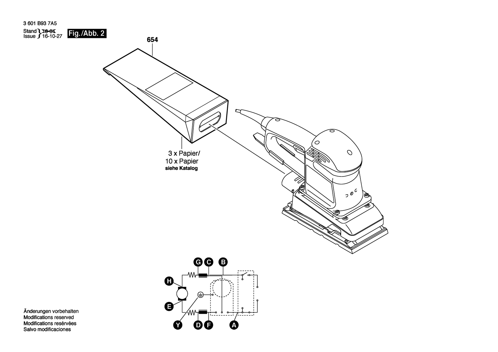 Bosch BOS-280 parts diagram, sheet 2