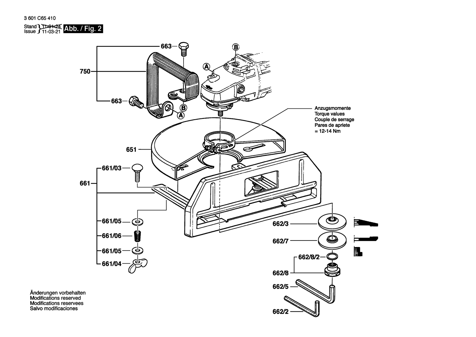 Bosch 1365 parts diagram, sheet 2