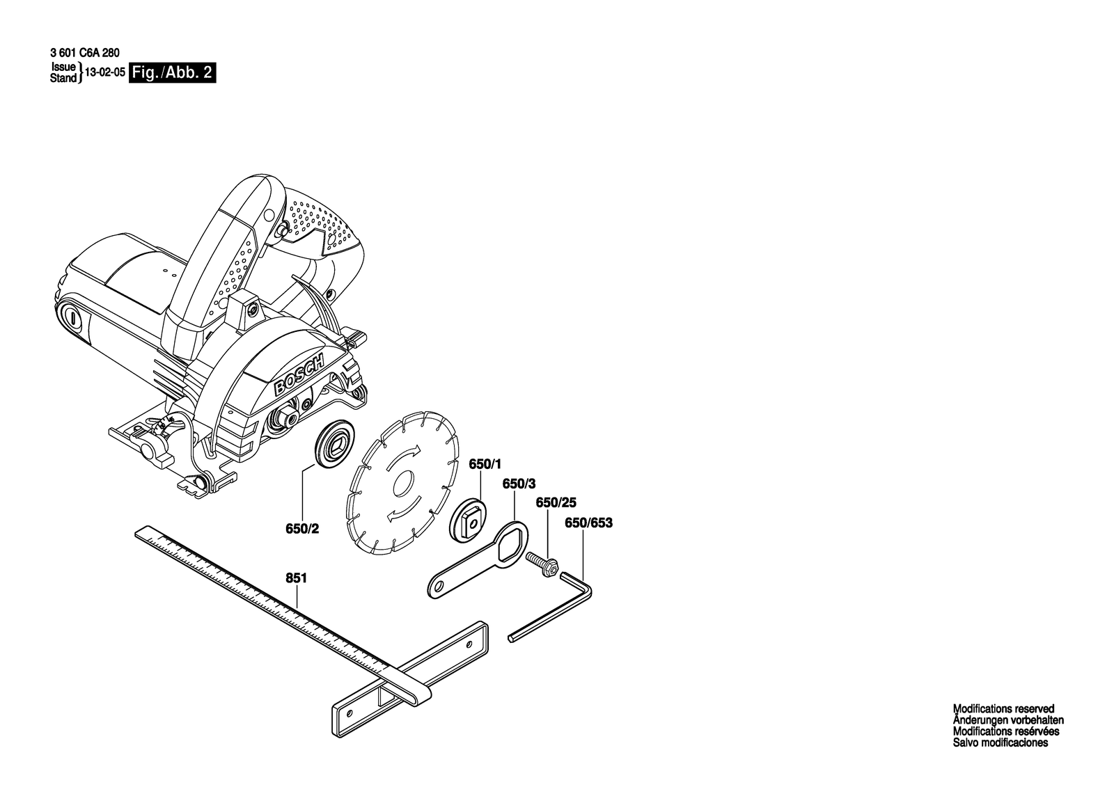 Bosch GDM 13-34 parts diagram, sheet 2