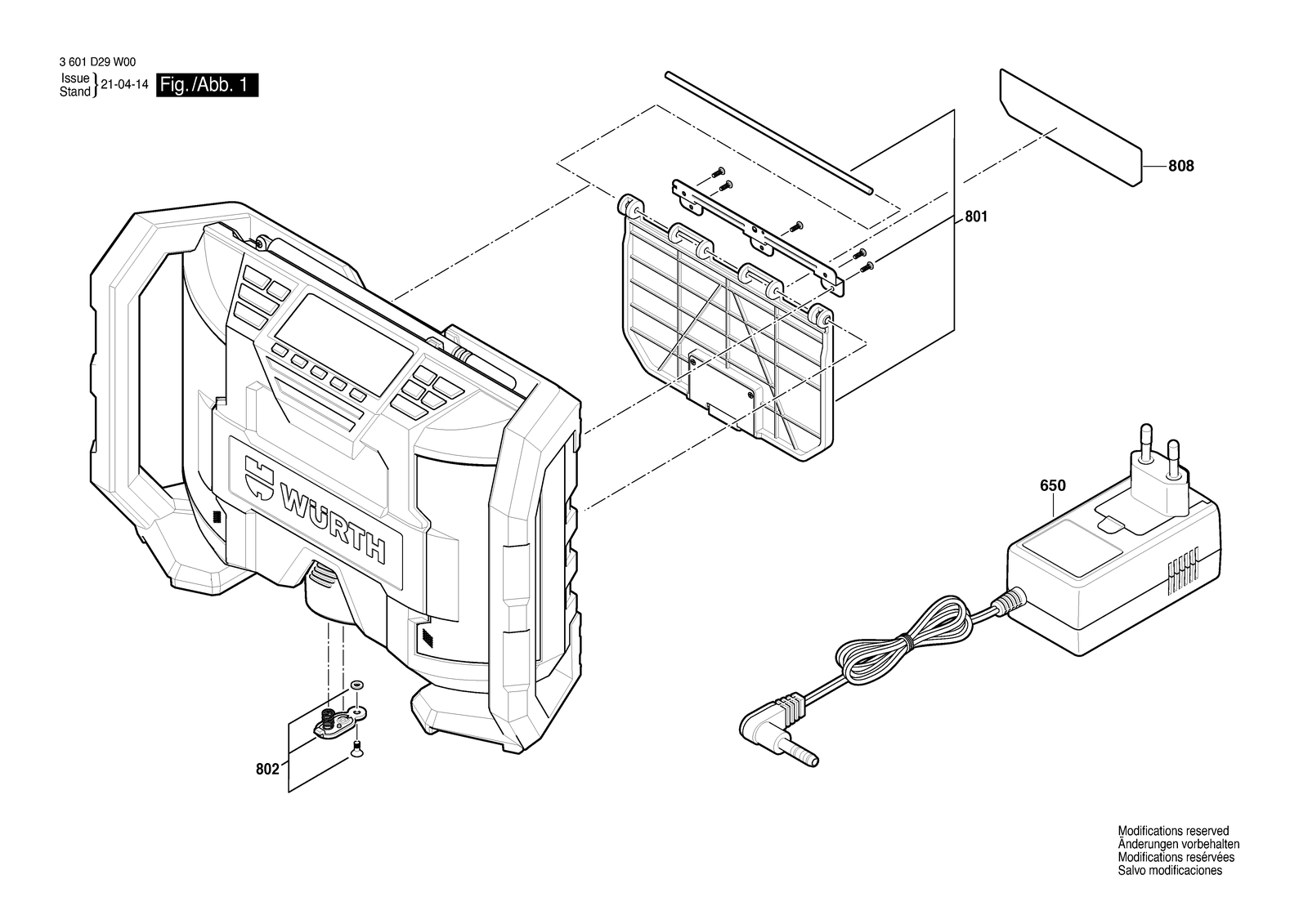 Bosch RA 12-A parts diagram, sheet 1