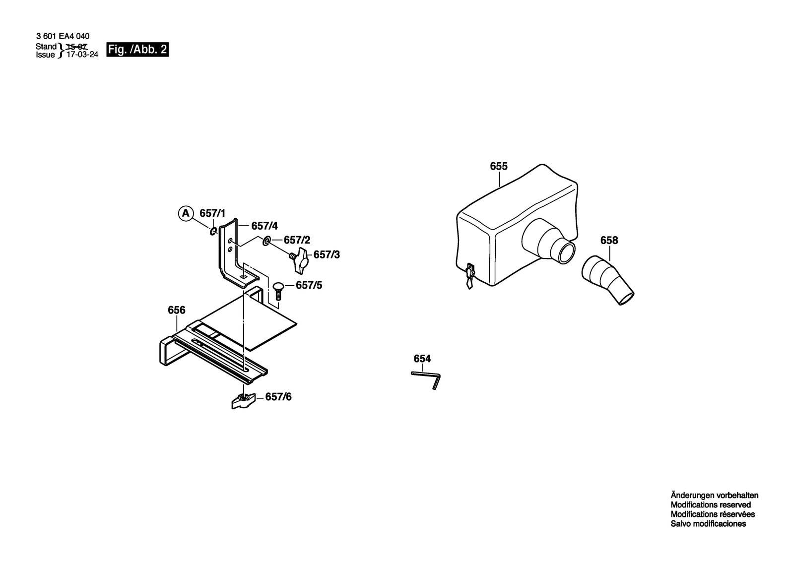 Bosch GHO 16-82 parts diagram, sheet 2