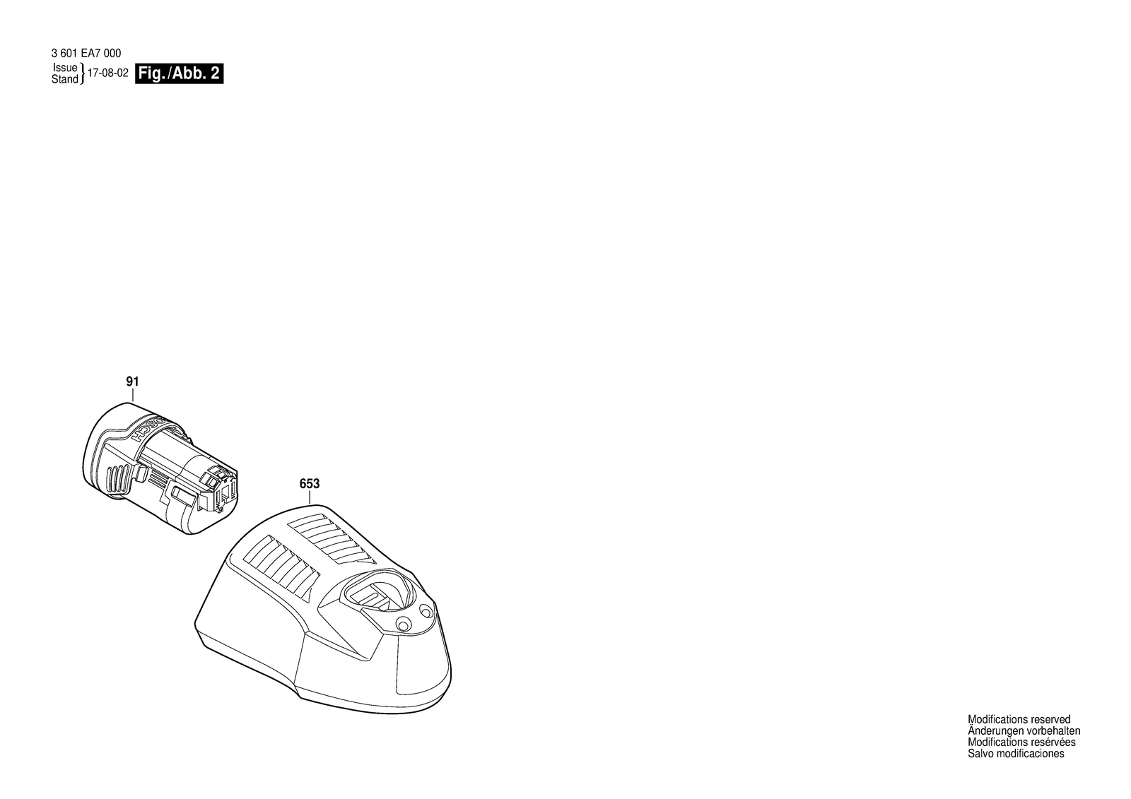 Bosch GHO 12V-20 parts diagram, sheet 2