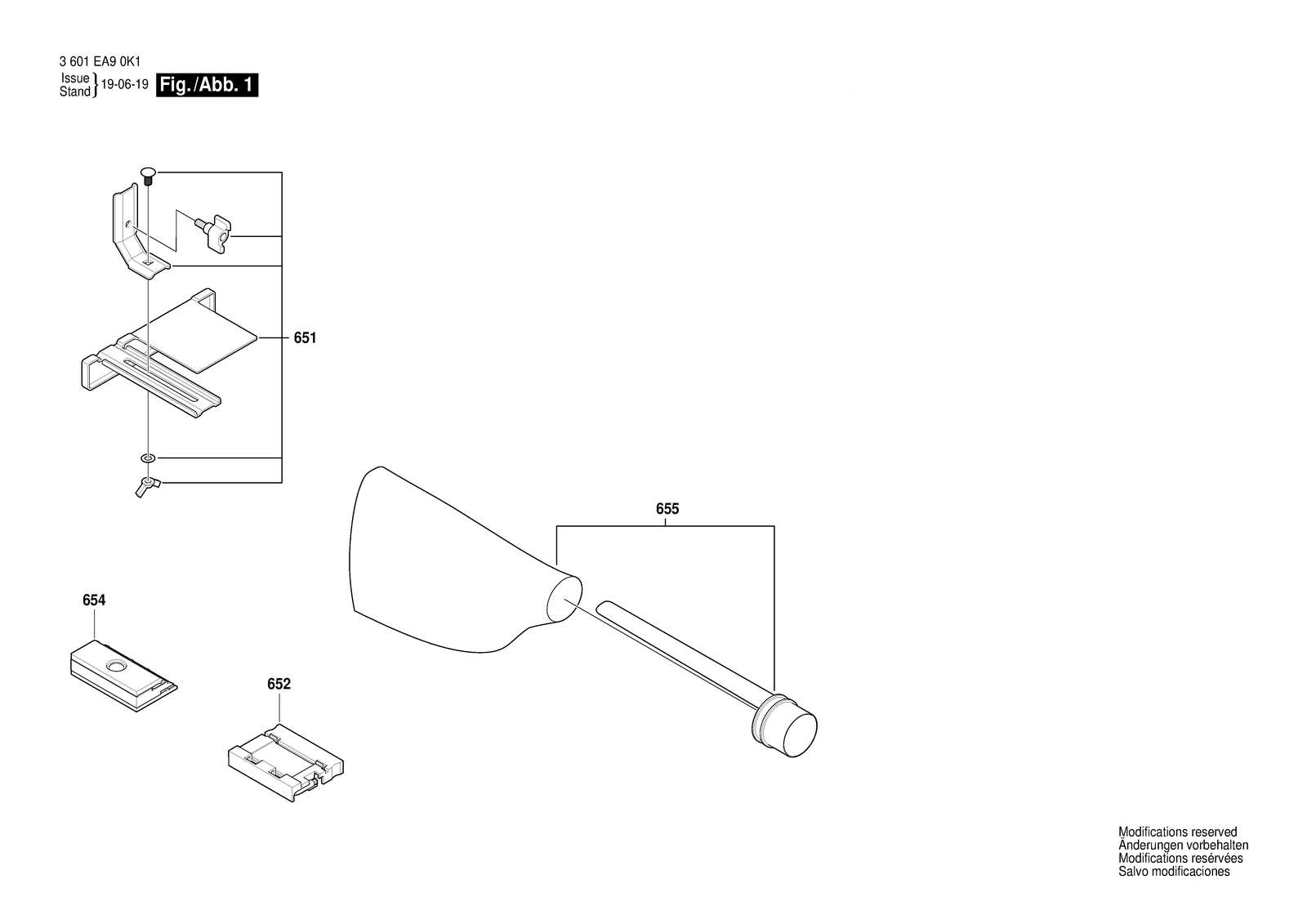 Bosch GHO 700 parts diagram, sheet 2