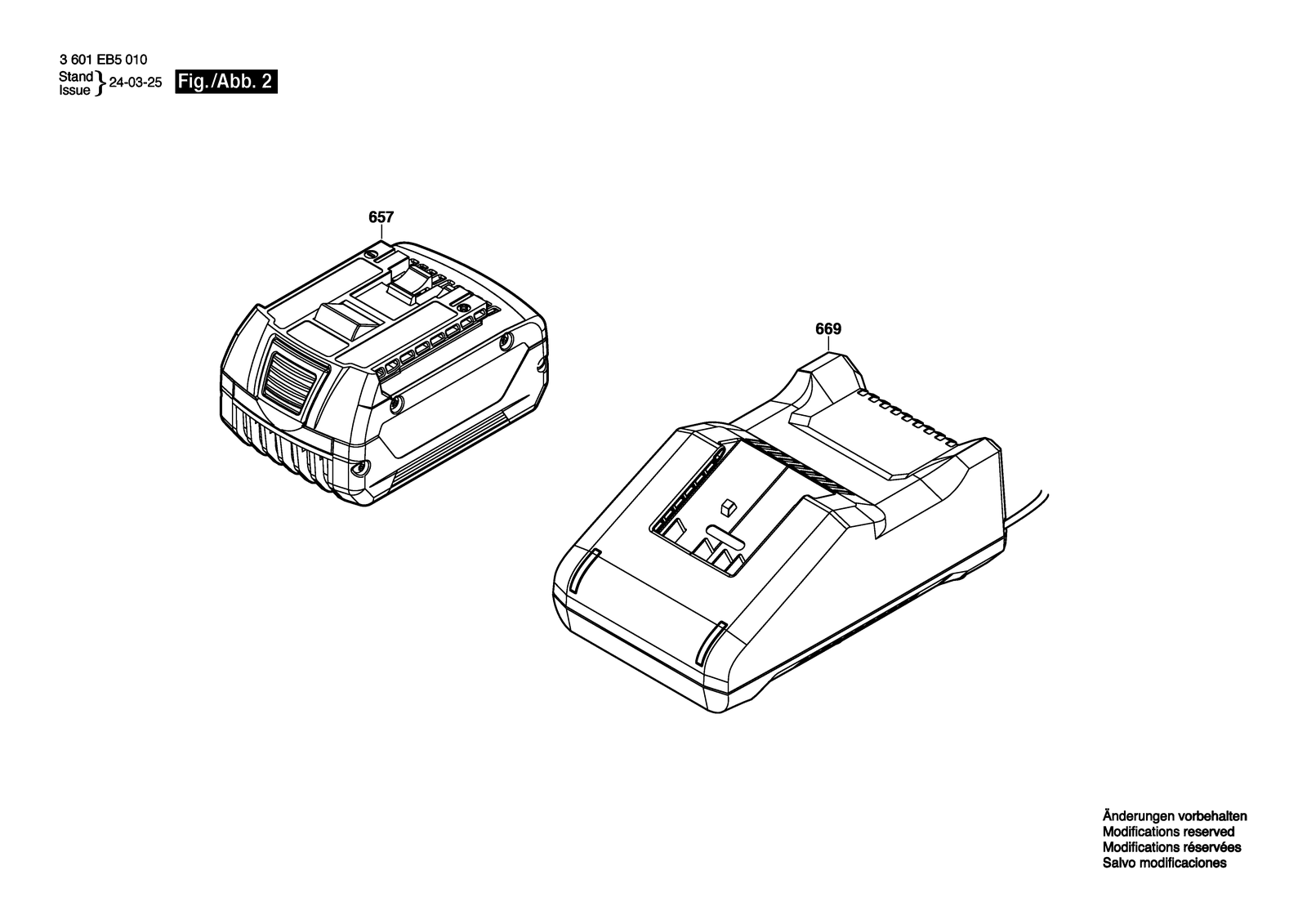 Bosch GHO 18V-26 parts diagram, sheet 2