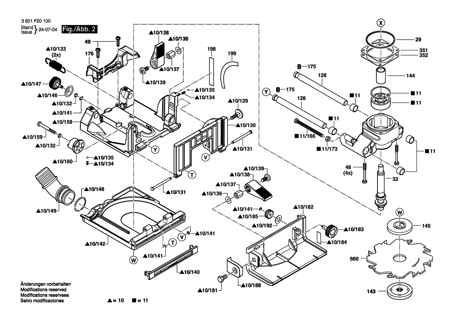 Bosch GFF 18V-22 parts diagram, sheet 2