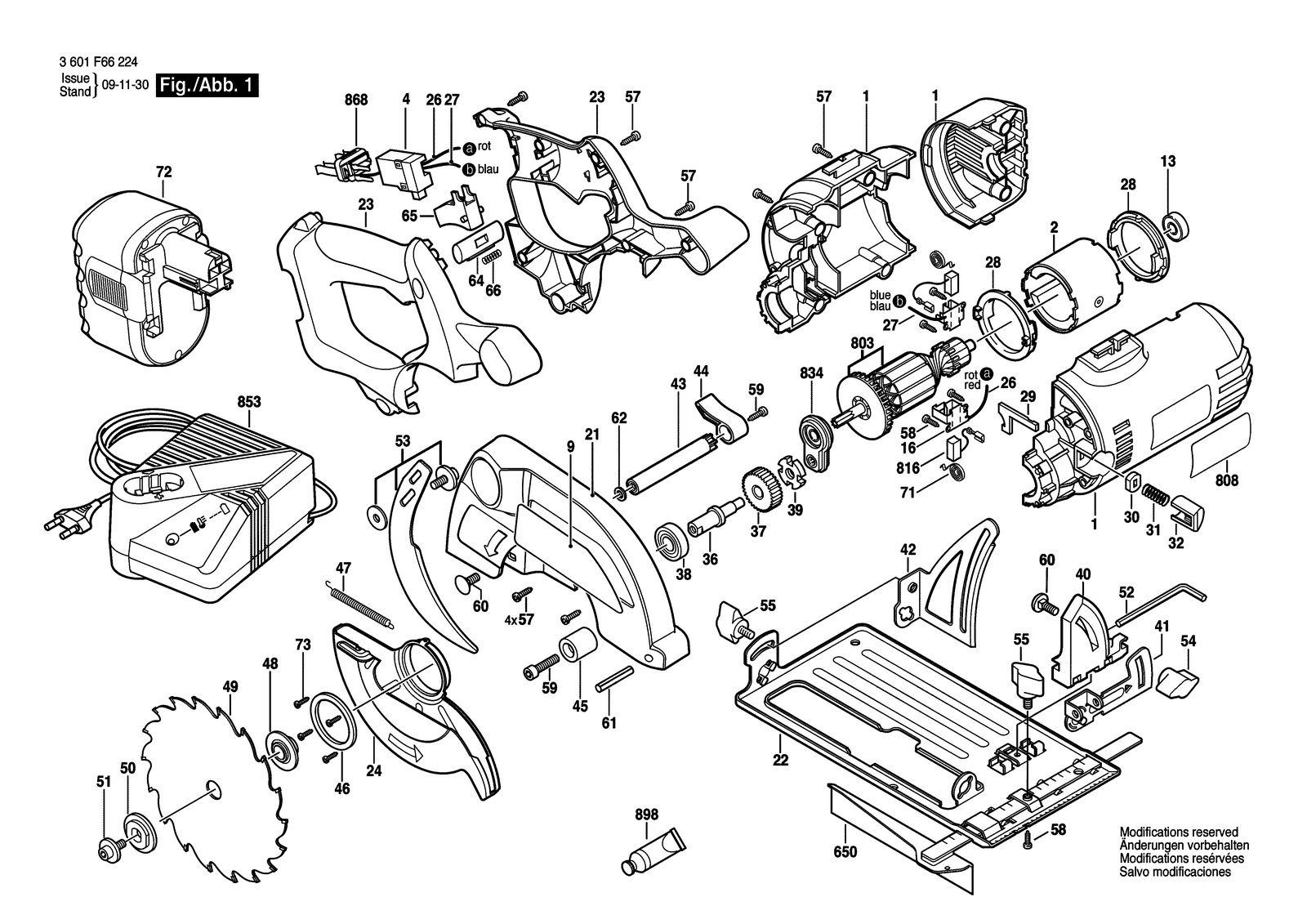 Bosch KS 24 VE parts diagram, sheet 1