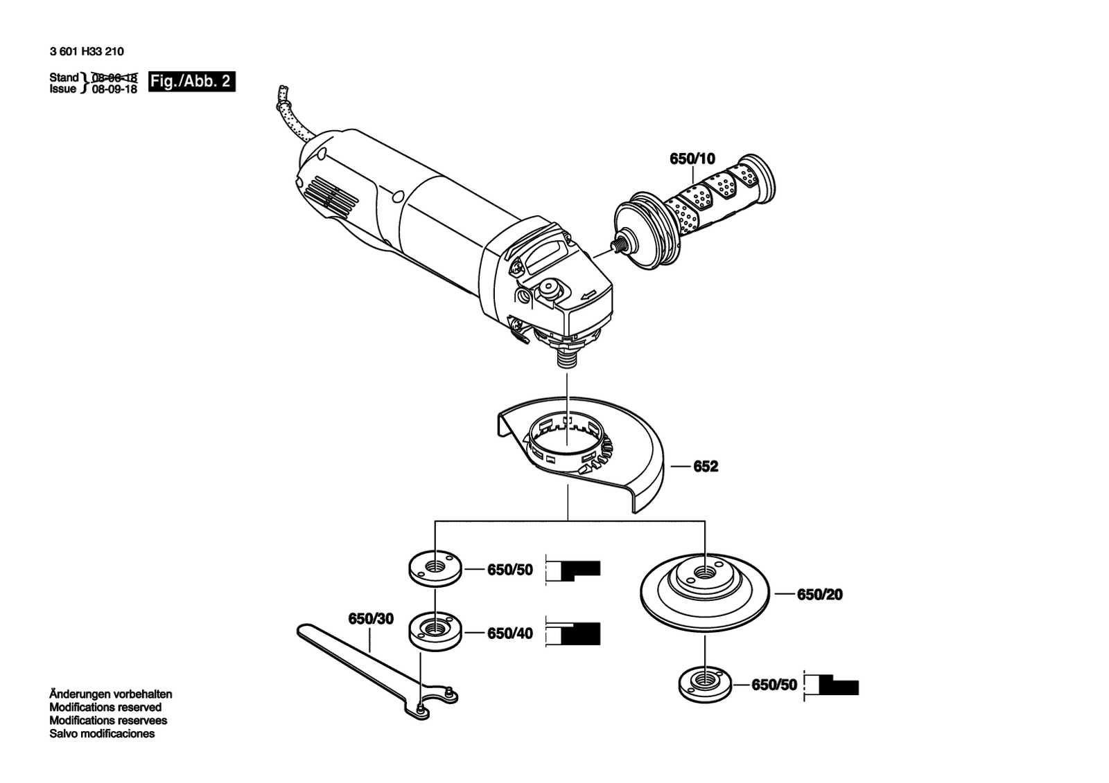 Bosch 1812 PSD parts diagram, sheet 2
