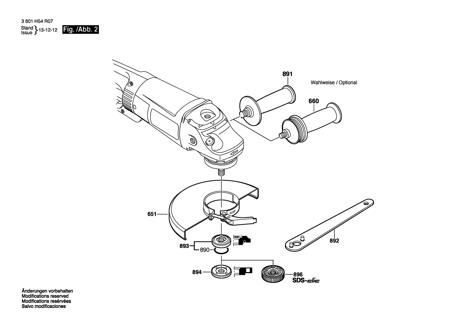 Bosch BAG 230-1 CLBF parts diagram, sheet 2