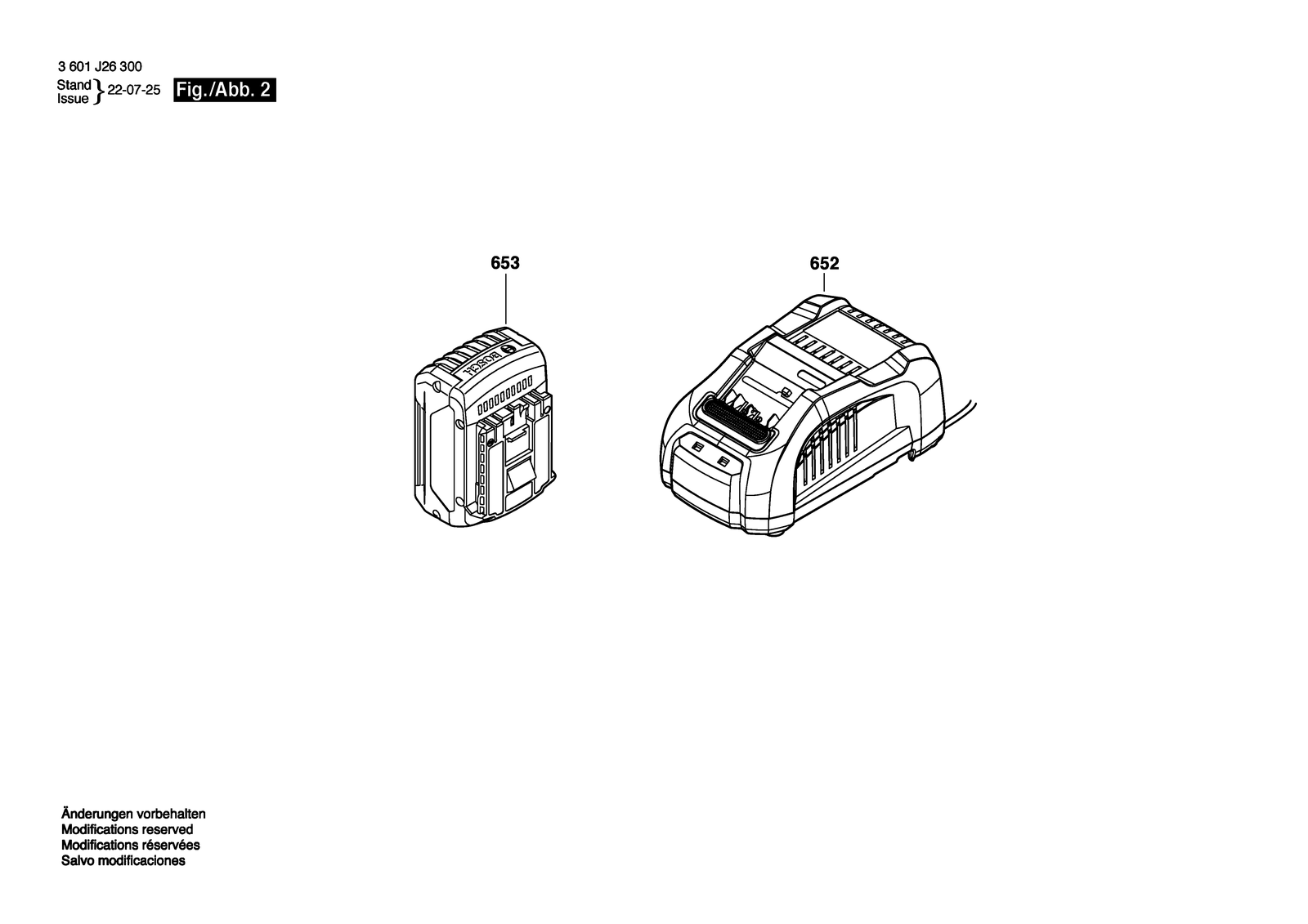 Bosch GSC 18V-16 E parts diagram, sheet 2