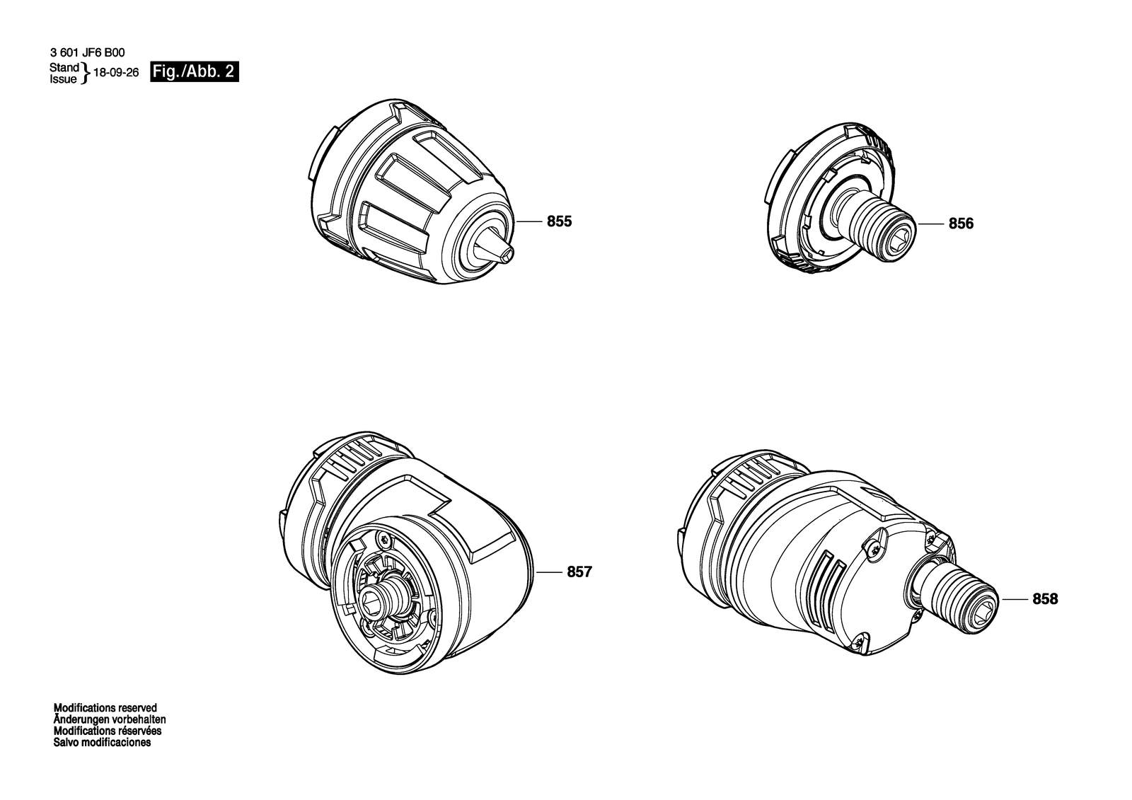Bosch BACDCH 12V parts diagram, sheet 2
