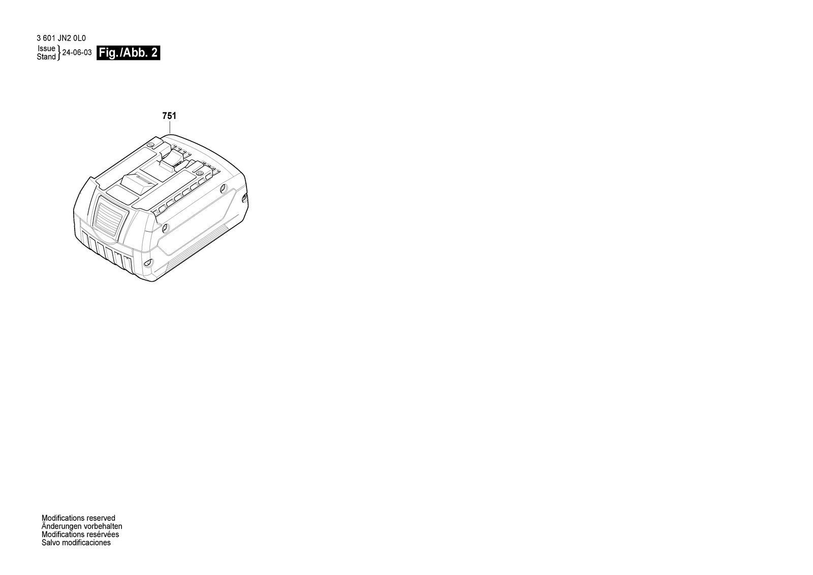 Bosch GDR 18V-215 parts diagram, sheet 2