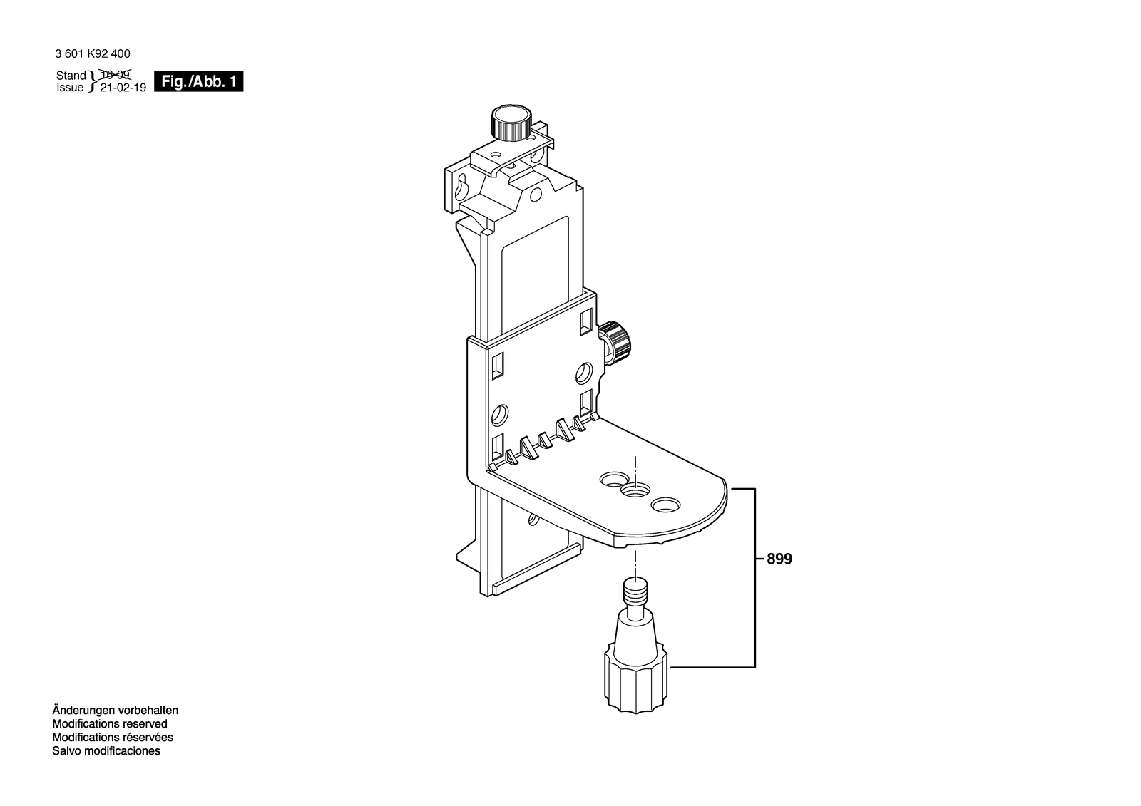 Bosch WM 4 parts diagram, sheet 1