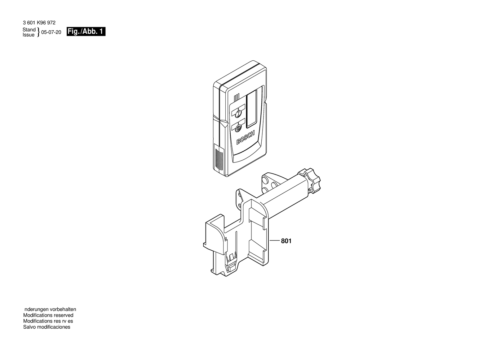 Bosch BLE 200 parts diagram, sheet 1