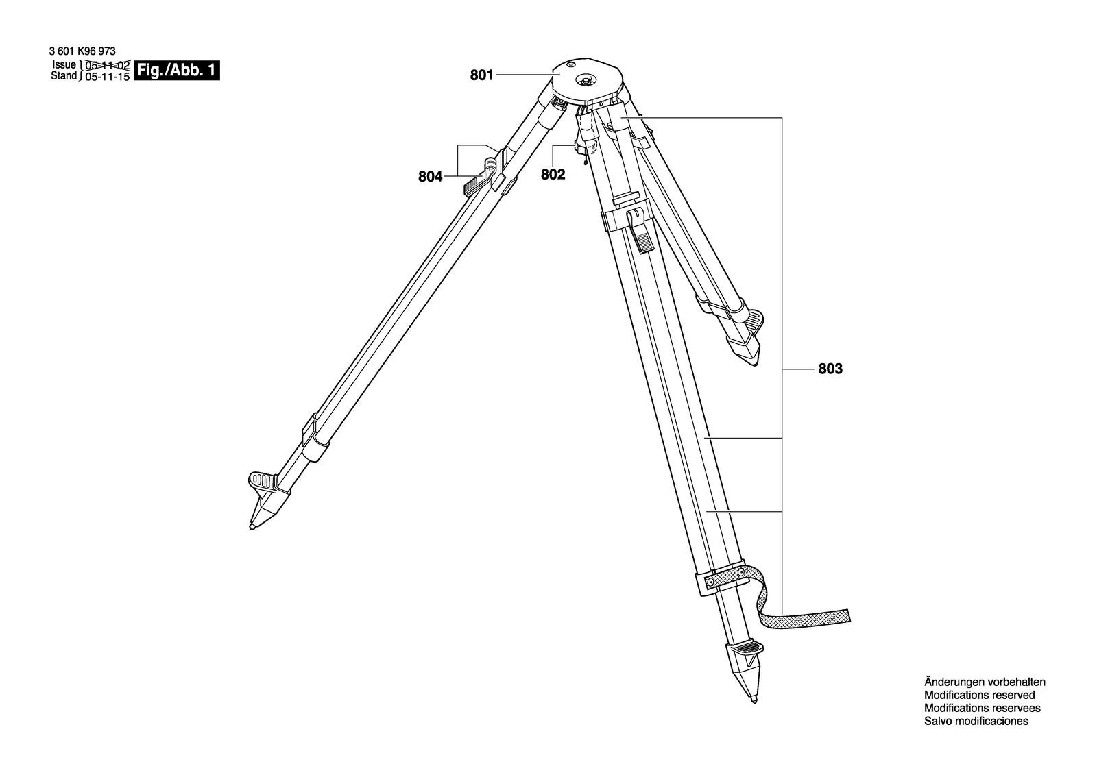 Bosch BS 170 parts diagram, sheet 1
