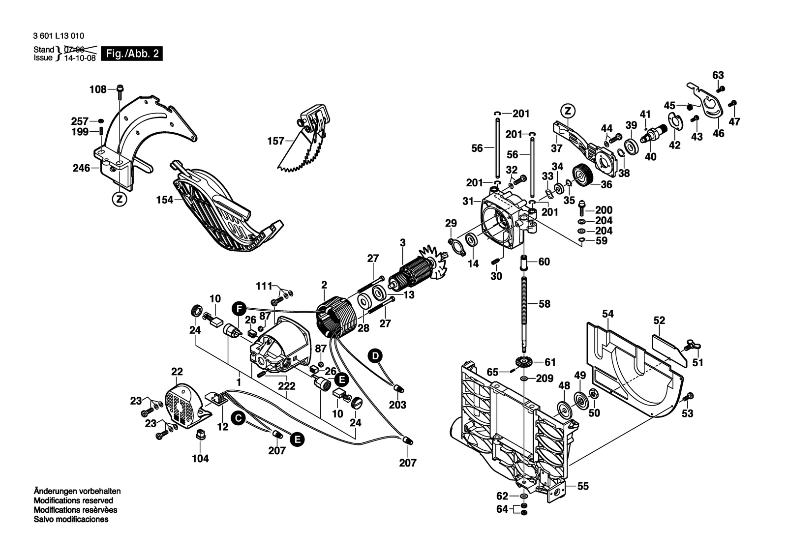 Bosch 4100 parts diagram, sheet 2