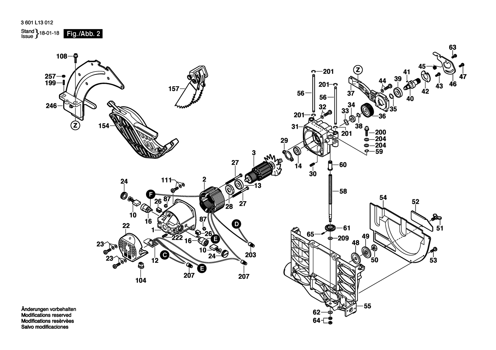 Bosch 4100 parts diagram, sheet 2