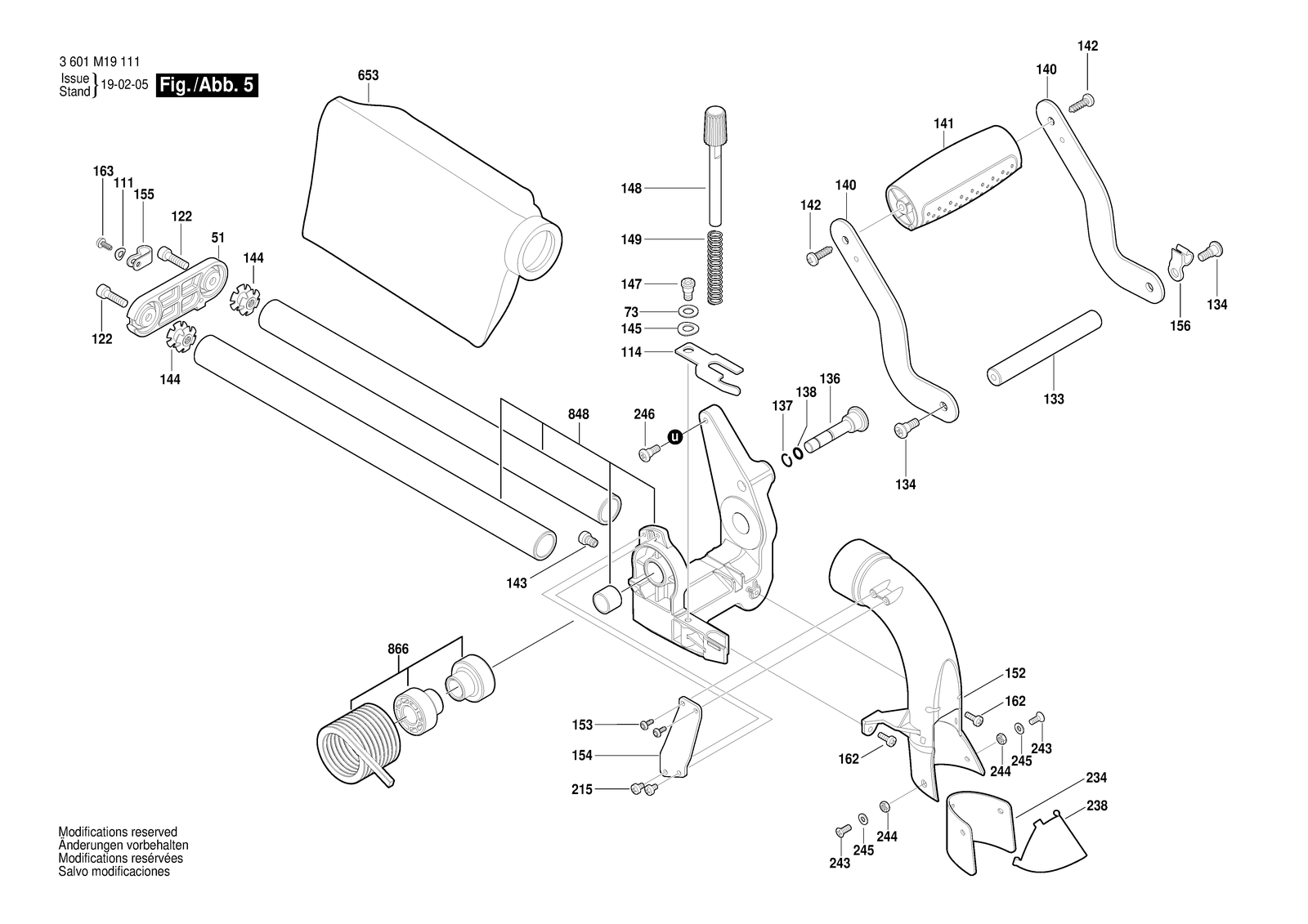 Bosch CM8S parts diagram, sheet 5