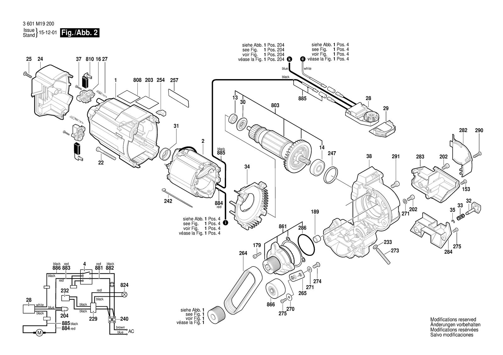 Bosch GCM 8 SDE parts diagram, sheet 2